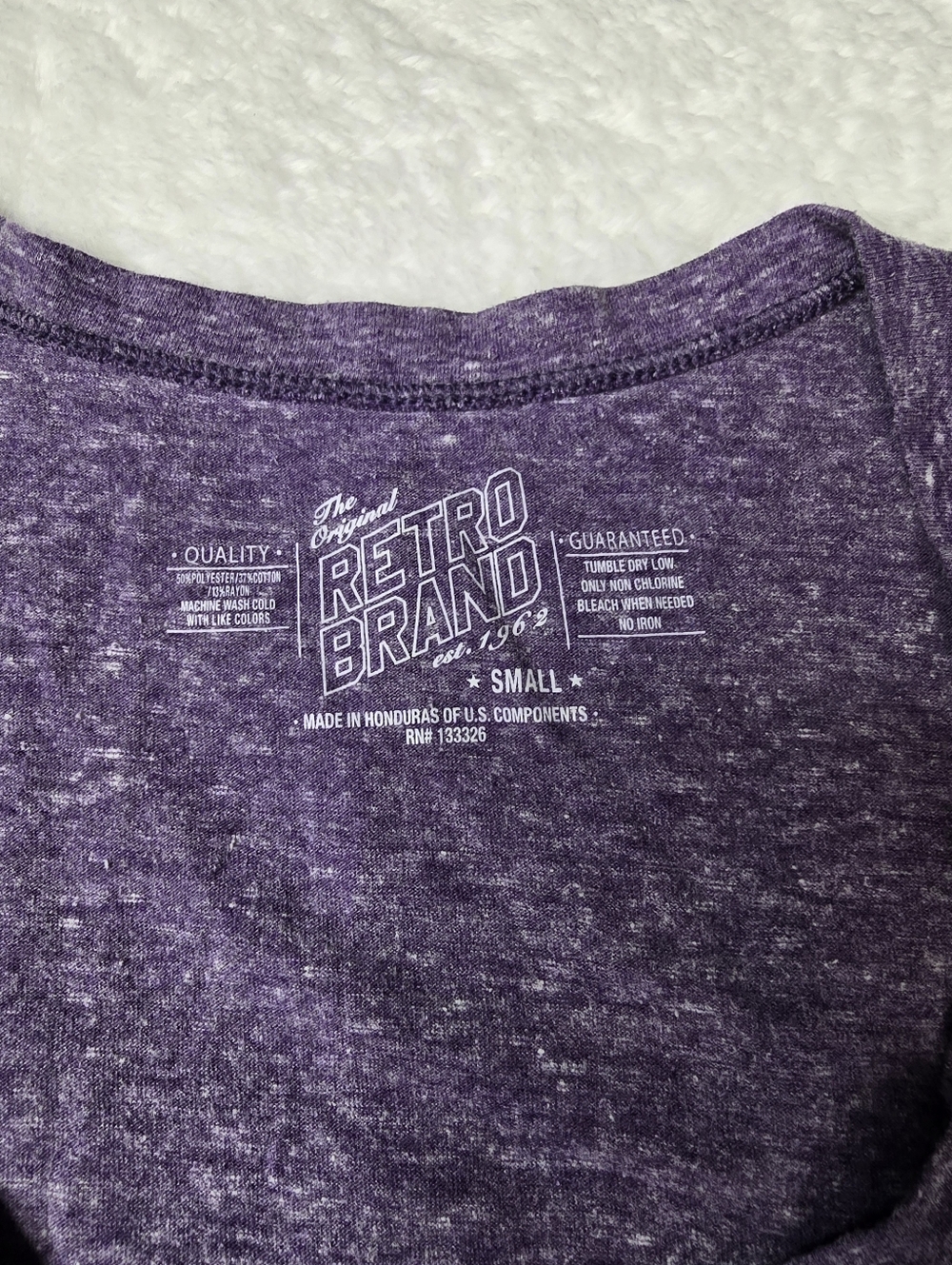 Kansas State Wildcats KSU Tank Top Retro Brand Purple Graphic Small - Picture 2 of 4